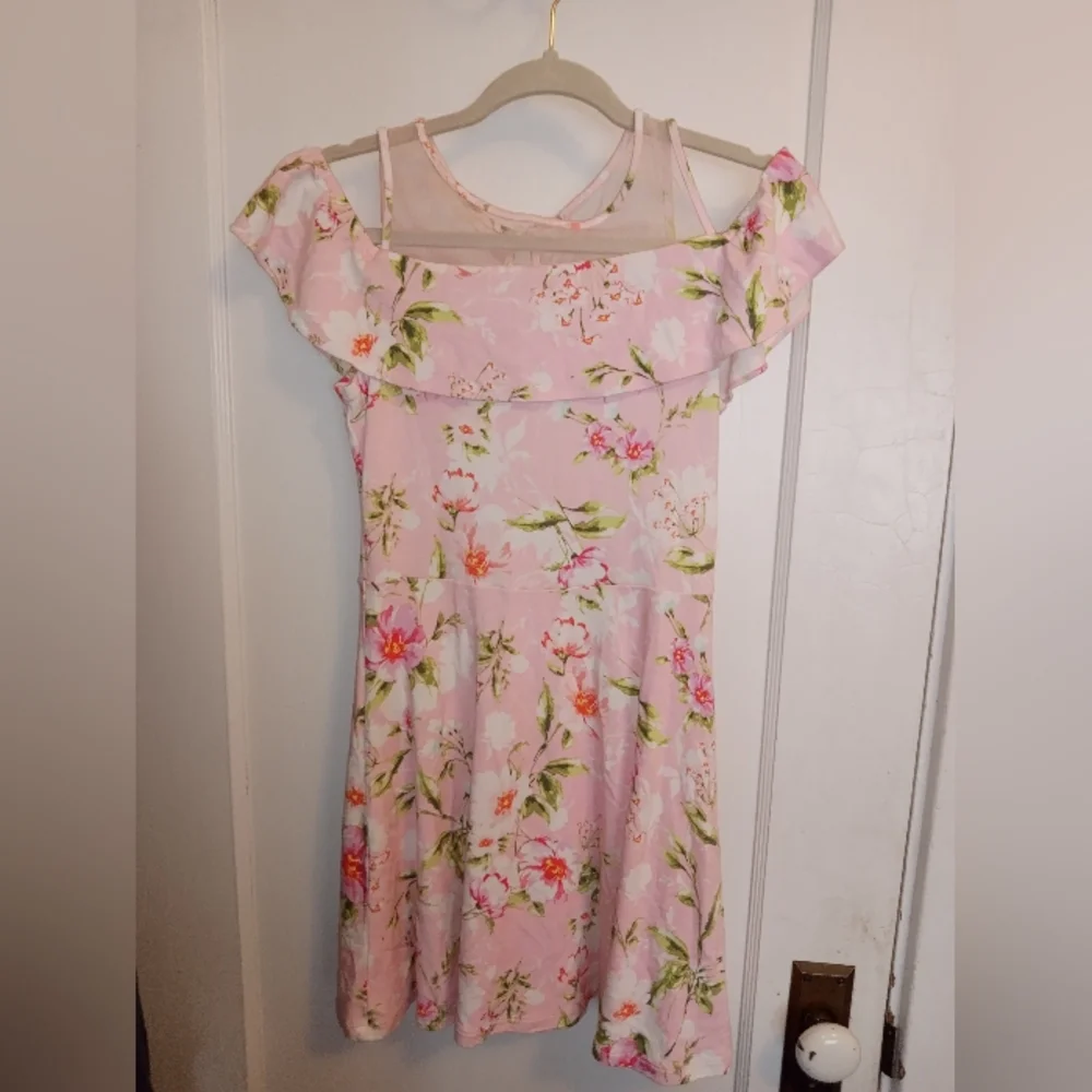 EUC The Children's Place Floral Dress 16